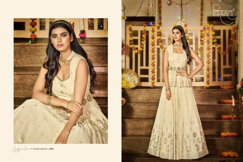 Virasat Ardhangini Georgette With Beautiful Embroidery Work Stylish Designer Festive Wear Fancy Long Kurti