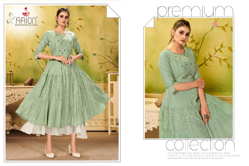 Maruti Boutique ArionMall Pure Viscose Partywear Gown
