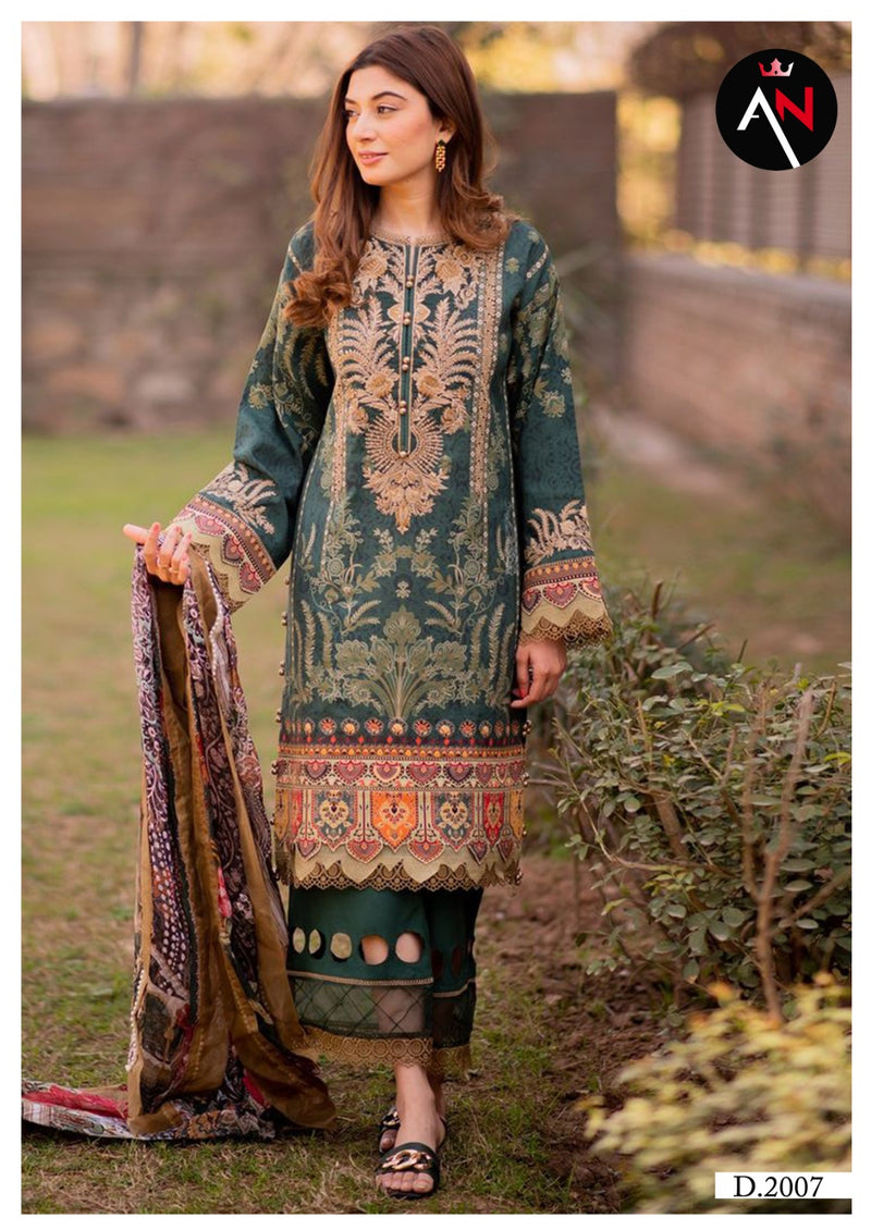 Asifa Nabeel Vol 2 Luxury Cotton Collection Mal Dupatta Printed Designer Salwar Kameez