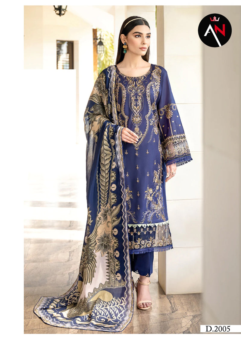 Asifa Nabeel Vol 2 Luxury Cotton Collection Mal Dupatta Printed Designer Salwar Kameez
