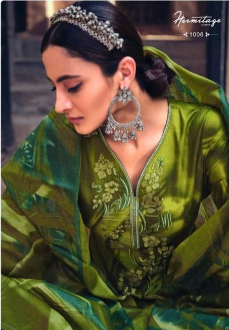 Hermitage Asmara Lawn Cotton Embroidered Party Wear Salwar Kameez