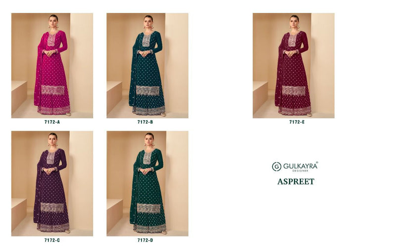Gulkayra Aspreet Georgette With Heavy Beautiful Embroidery Work Stylish Designer Fancy Salwar Kameez