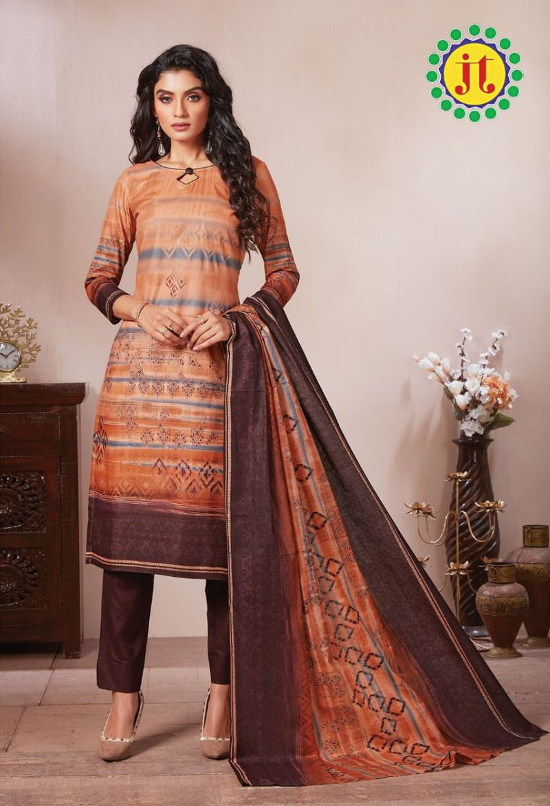 Jt Atifa Satin Fabrics Digital Printed Festive Wear Salwar Suits