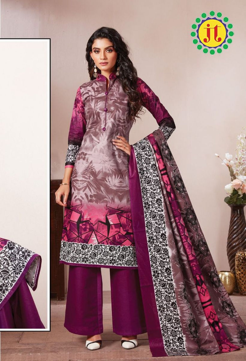Jt Atifa Satin Fabrics Digital Printed Festive Wear Salwar Suits