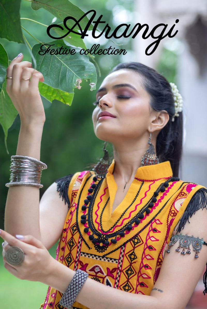 Mesmora Atrangi Fancy With Heavy Embroidery Work Stylish Designer Festive Wear Long Kurti