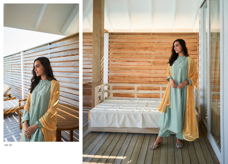 Varsha Audry Muslin Embroidered Designer Festive Wear Suits