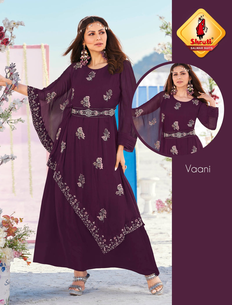 Shruti Suits Aura Pure Viscose Georgette Partywear Designer Kurti