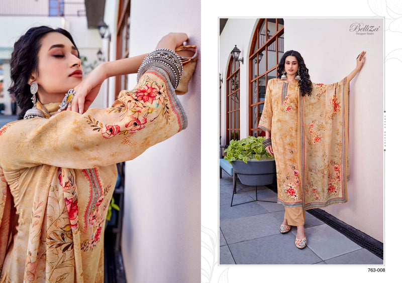Belliza Designer Studio Autograph Pure Jam Cotton Digital Print On Exclusive Embroidery Work Designer Partywear Salwar Suit