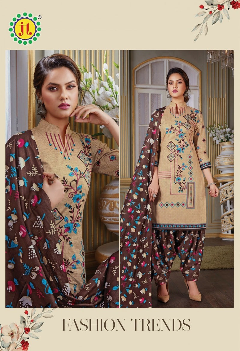 Jt Avantika Vol 15 Cotton Printed Patiyala Style Party Wear Salwar Kameez