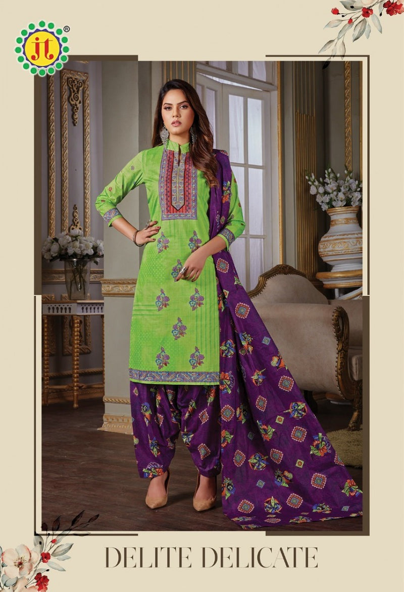 Jt Avantika Vol 15 Cotton Printed Patiyala Style Party Wear Salwar Kameez