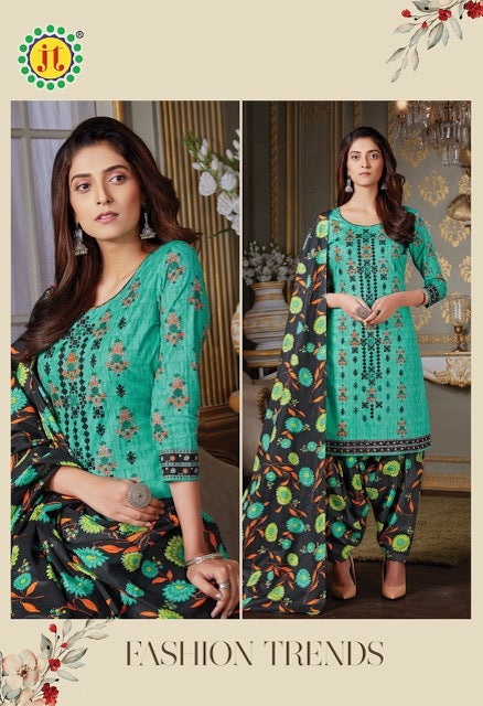 Jt Avantika Vol 15 Cotton Printed Patiyala Style Party Wear Salwar Kameez