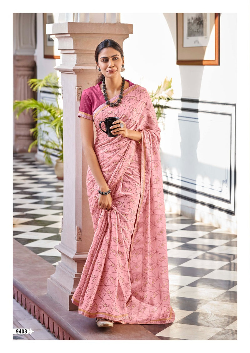 Kashvi Creation Aayushi Moss Fancy Stylish Festive Wear Sarees With Beautiful Colors