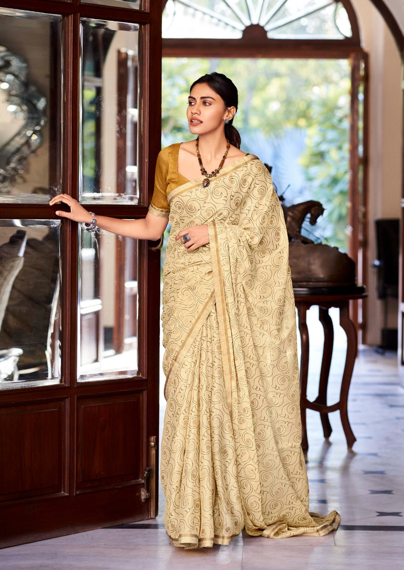 Kashvi Creation Aayushi Moss Fancy Stylish Festive Wear Sarees With Beautiful Colors