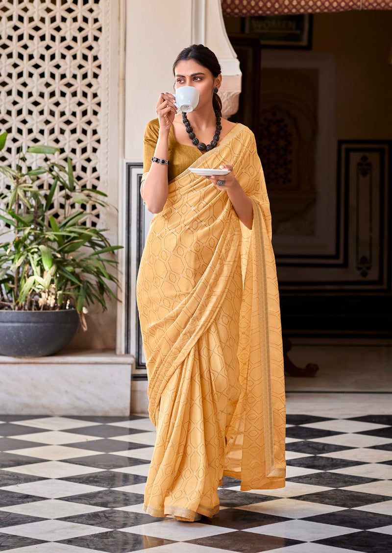 Kashvi Creation Aayushi Moss Fancy Stylish Festive Wear Sarees With Beautiful Colors