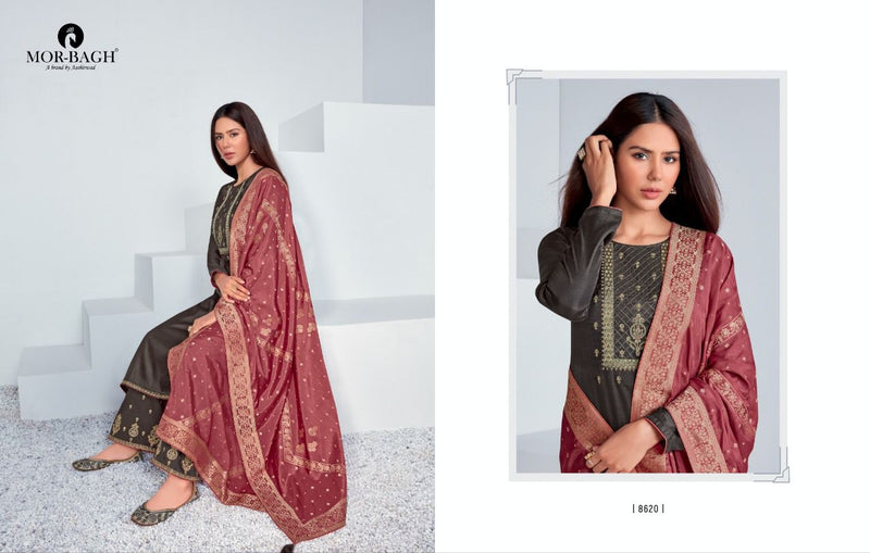 Aashirwad Creation Chitrakari Premium Tussar Silk Partywear Designer Suit