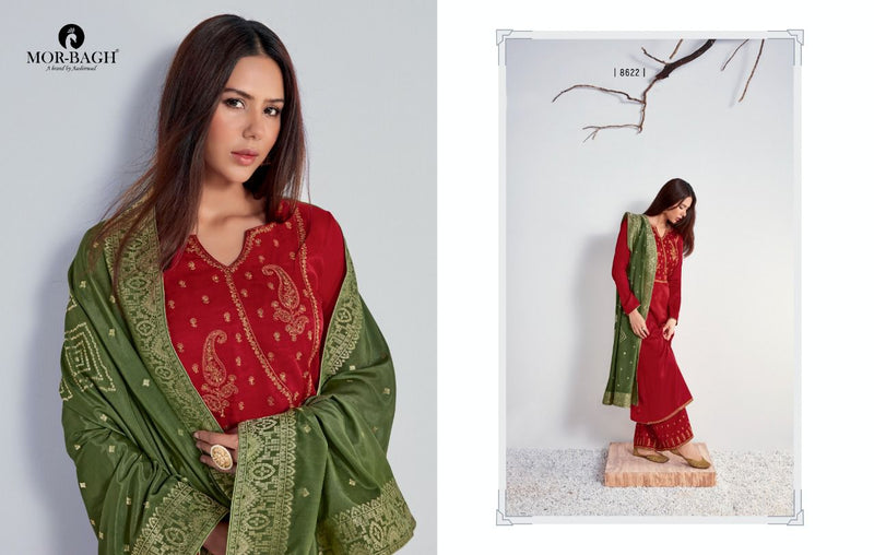 Aashirwad Creation Chitrakari Premium Tussar Silk Partywear Designer Suit