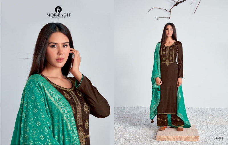 Aashirwad Creation Chitrakari Premium Tussar Silk Partywear Designer Suit