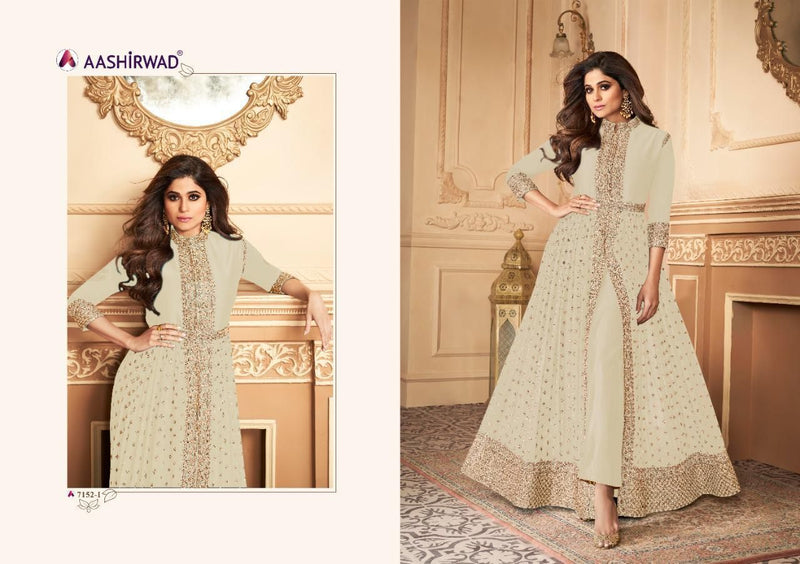 Aashirwad New Colours Georgette Fancy Salwar Suit