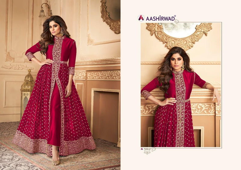 Aashirwad New Colours Georgette Fancy Salwar Suit