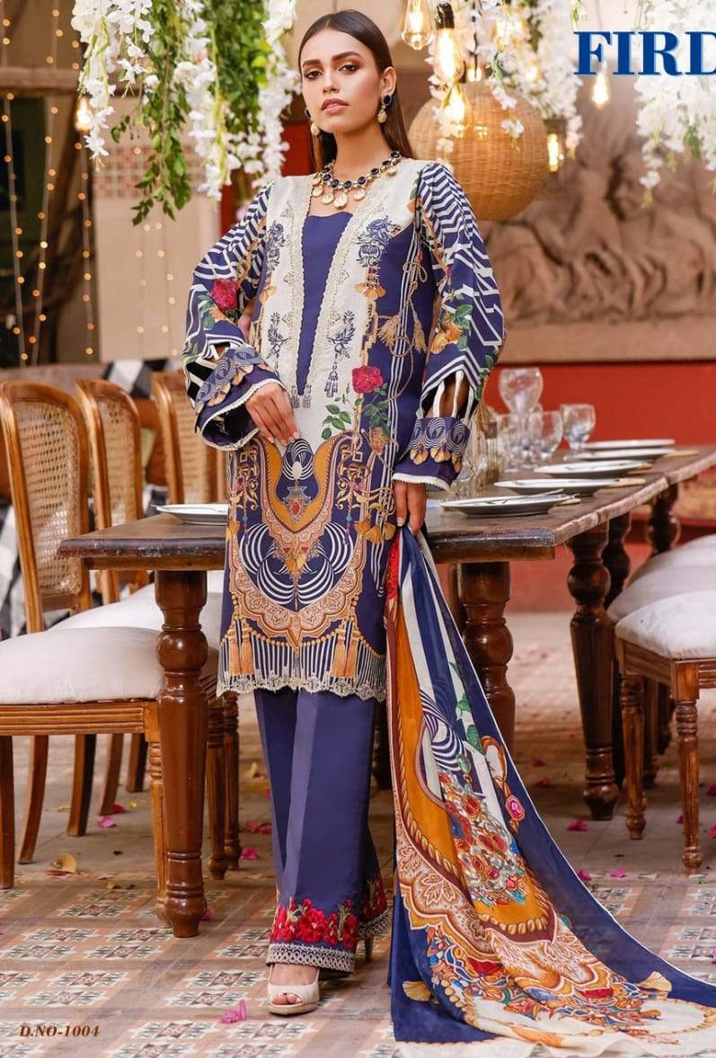 Agha Noor Firdous Jade Jam Satin Cotton Print Casual Wear Salwar Kameez