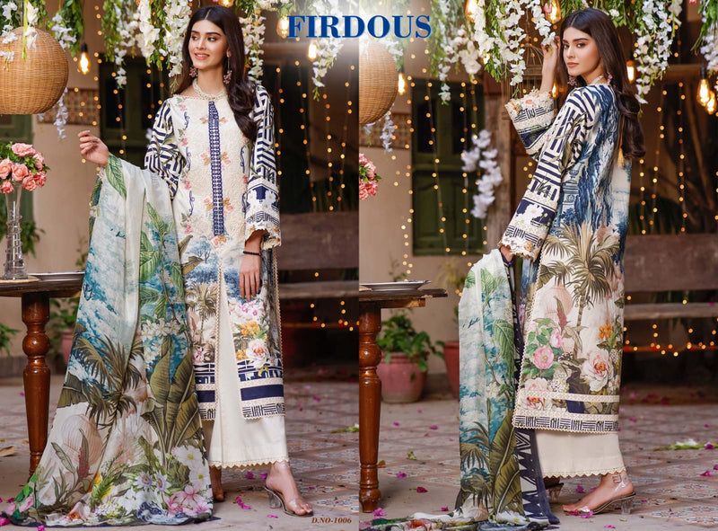 Agha Noor Firdous Jade Jam Satin Cotton Print Casual Wear Salwar Kameez