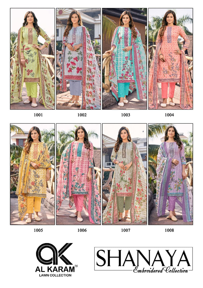 Al Karam Shanaya Embroidered Collection With Neck Embroidery Work Salwar Suit