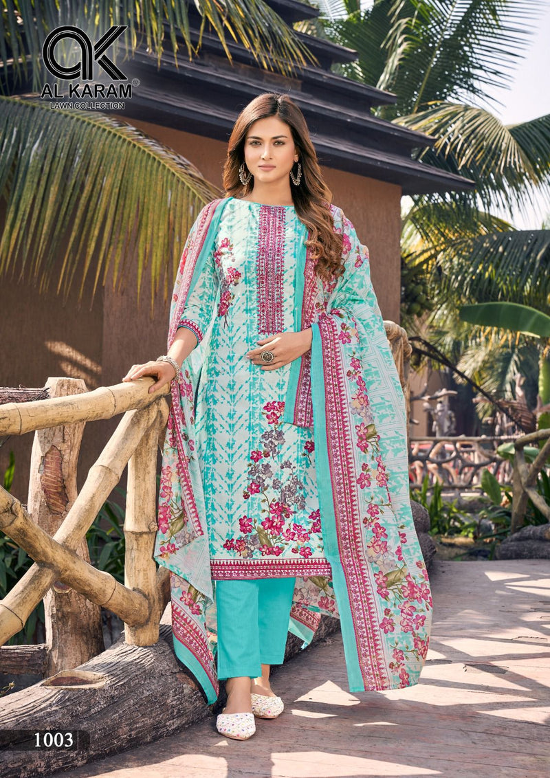 Al Karam Shanaya Embroidered Collection With Neck Embroidery Work Salwar Suit