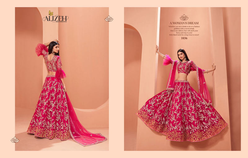 Alizeh Affair Vol 2 Beautiful Thread Embroidered Zari Work Lehenga Wear
