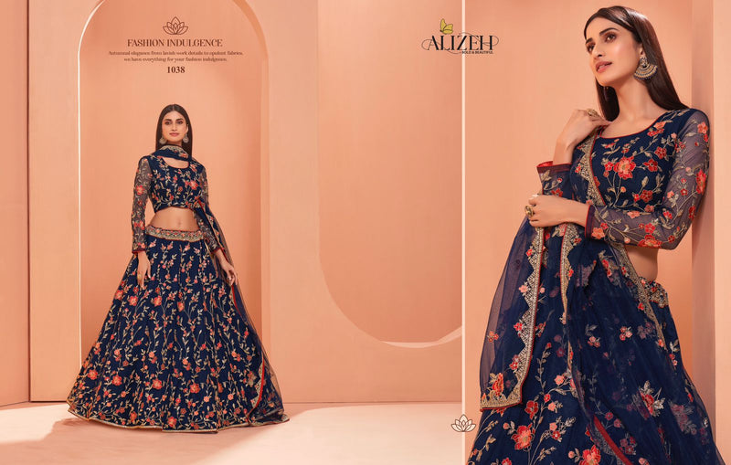 Alizeh Affair Vol 2 Beautiful Thread Embroidered Zari Work Lehenga Wear