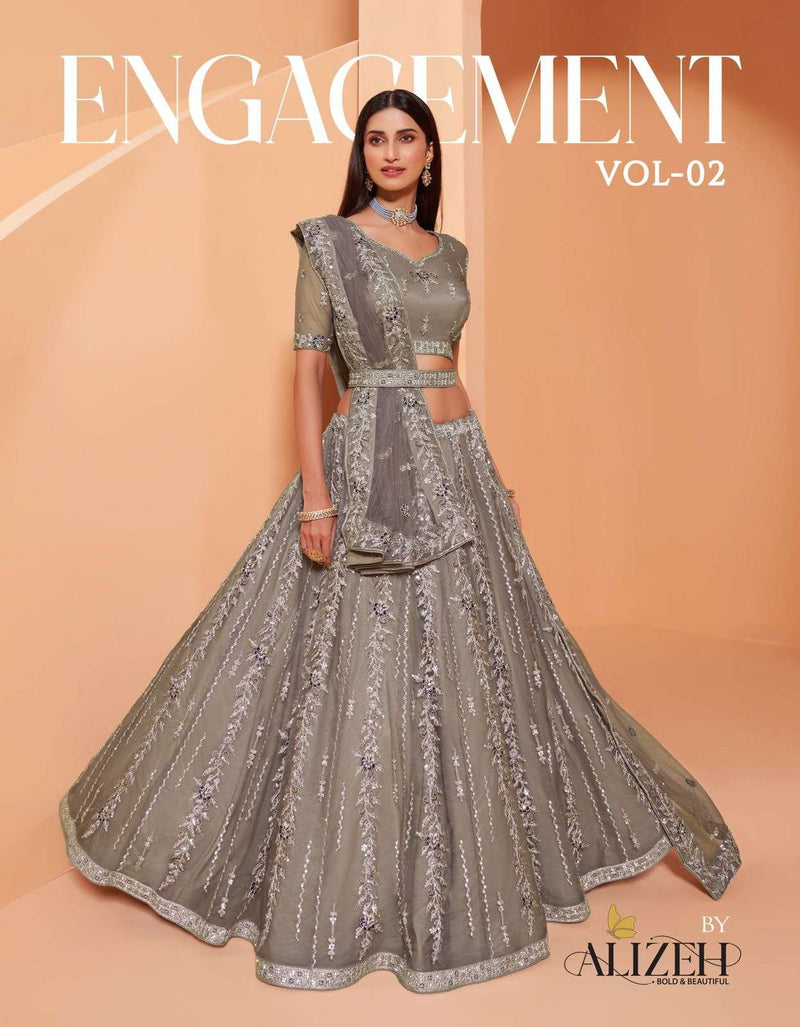 Alizeh Engagement Vol 2 Bridal Wear Lehenga Collection