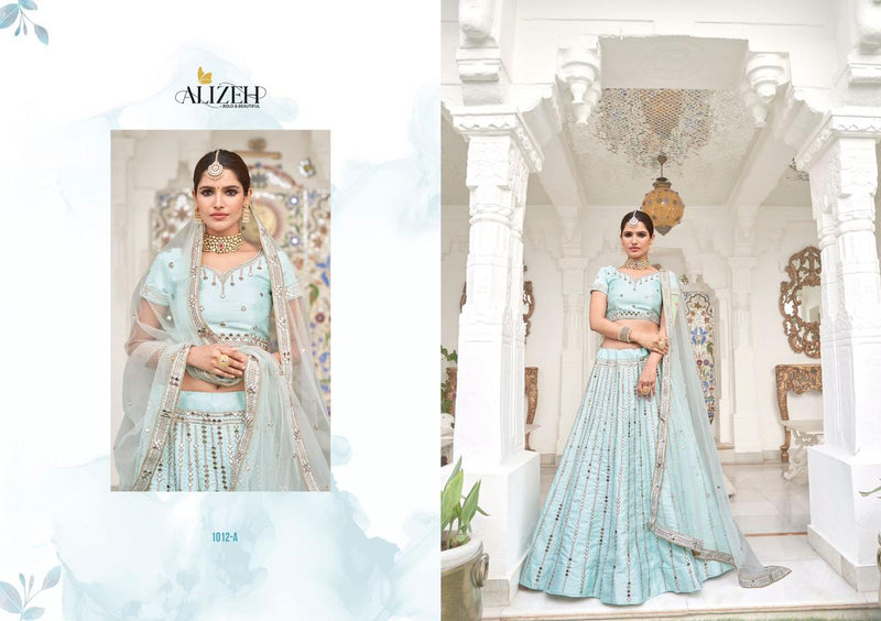Alizeh Mirror Maze Colour Edition Silk With Fusing Lehenga
