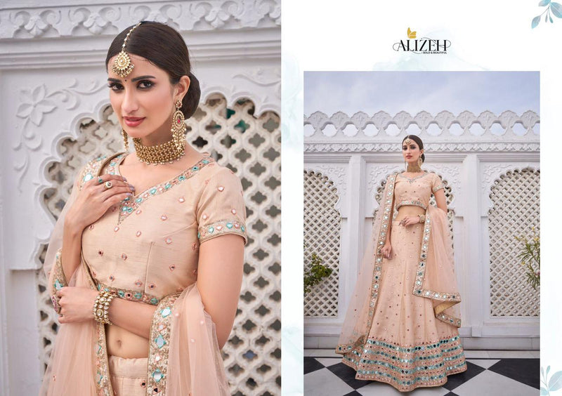 Alizeh Mirror Maze Colour Edition Silk With Fusing Lehenga
