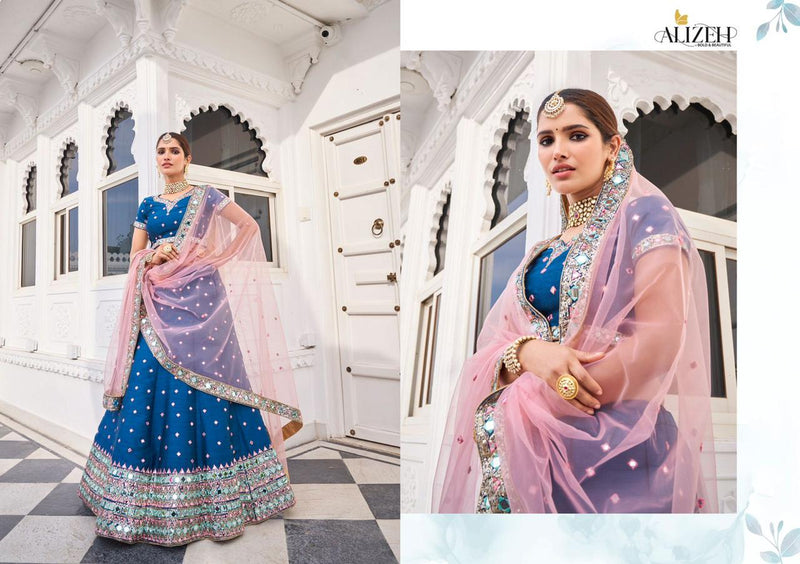 Alizeh Mirror Maze Colour Edition Silk With Fusing Lehenga