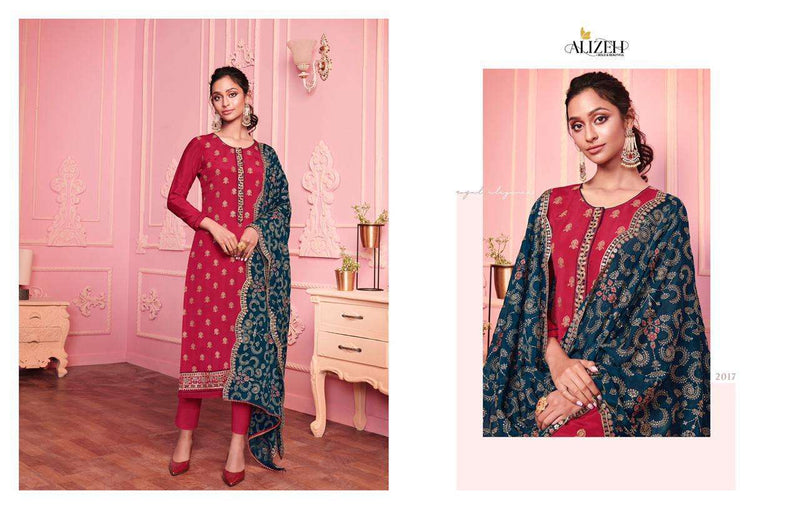 Alizeh Suit Presents By Murad Vol 3 Georgette With Embroidery Work Wedding Wear Salwar Suits
