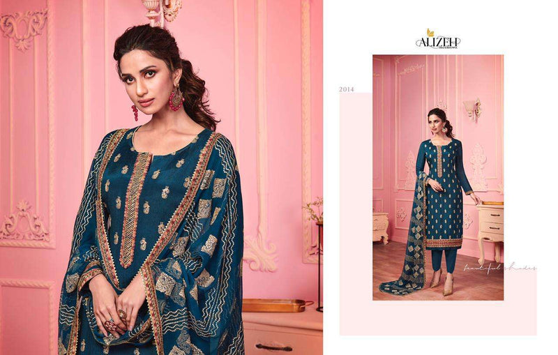 Alizeh Suit Presents By Murad Vol 3 Georgette With Embroidery Work Wedding Wear Salwar Suits
