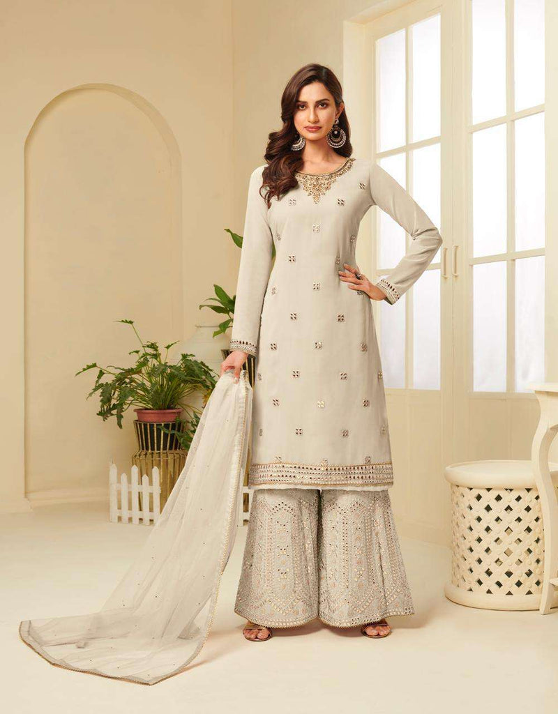 Alizeh Zaida Vol 4 Georgette Colorful Sharara Partywear Salwar Kameez