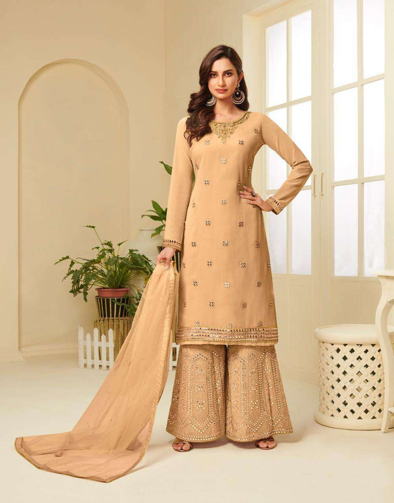 Alizeh Zaida Vol 4 Georgette Colorful Sharara Partywear Salwar Kameez
