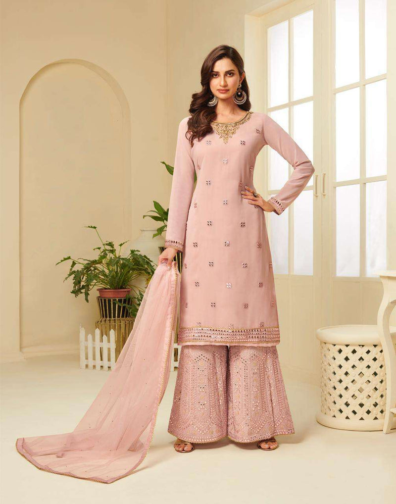Alizeh Zaida Vol 4 Georgette Colorful Sharara Partywear Salwar Kameez