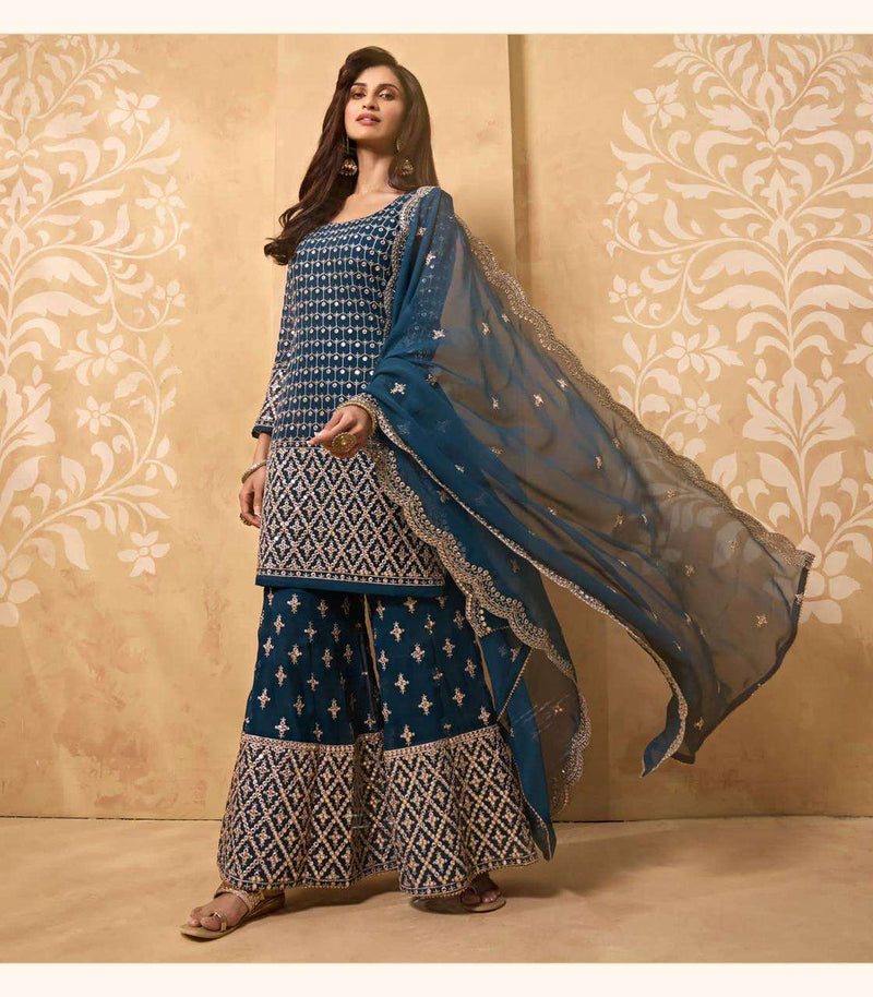 Alizeh Zaida Vol 5 Georgette Designer Partywear Stylish Salwar Suit