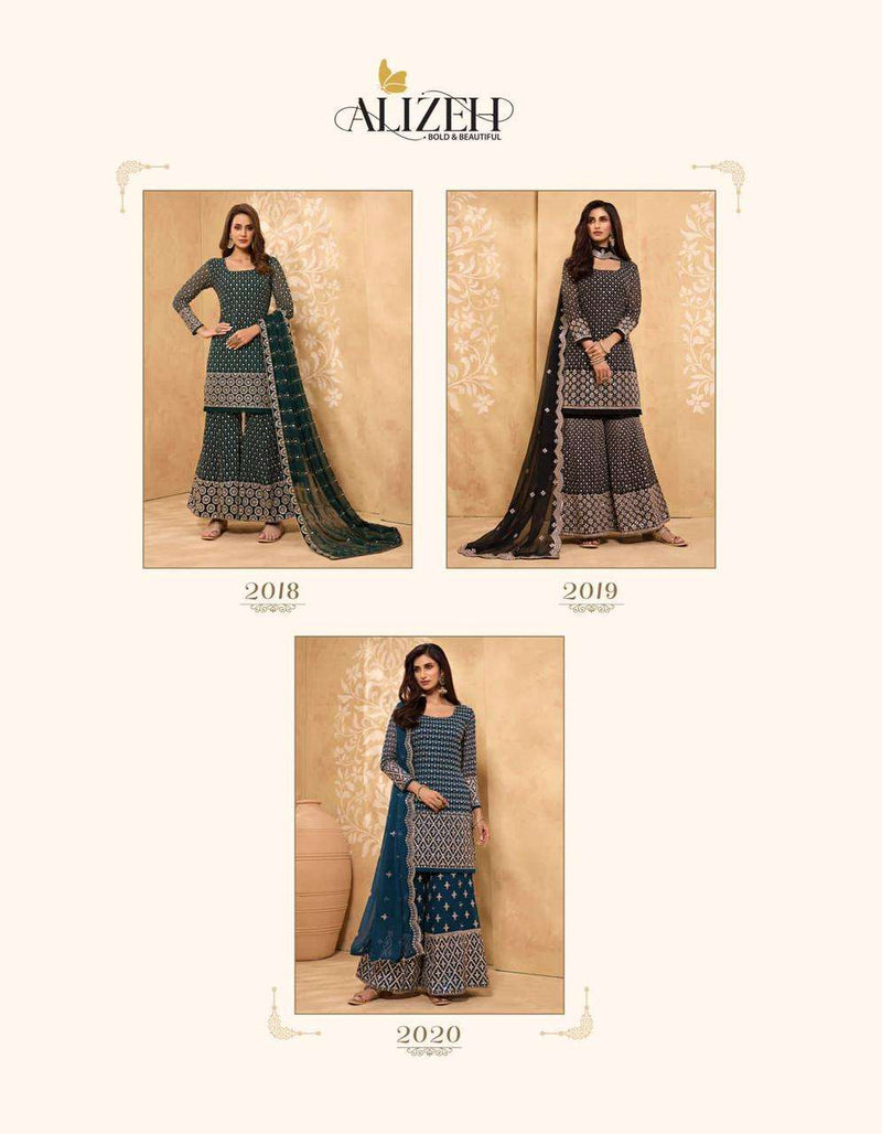 Alizeh Zaida Vol 5 Georgette Designer Partywear Stylish Salwar Suit
