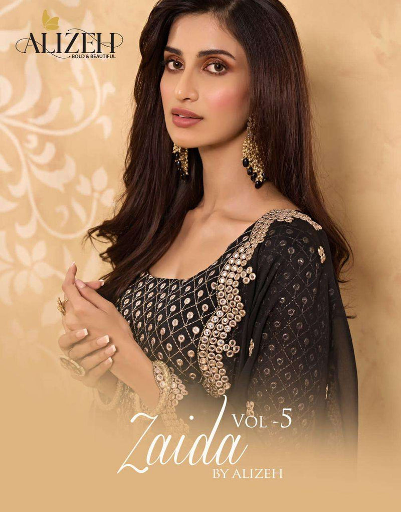 Alizeh Zaida Vol 5 Georgette Designer Partywear Stylish Salwar Suit