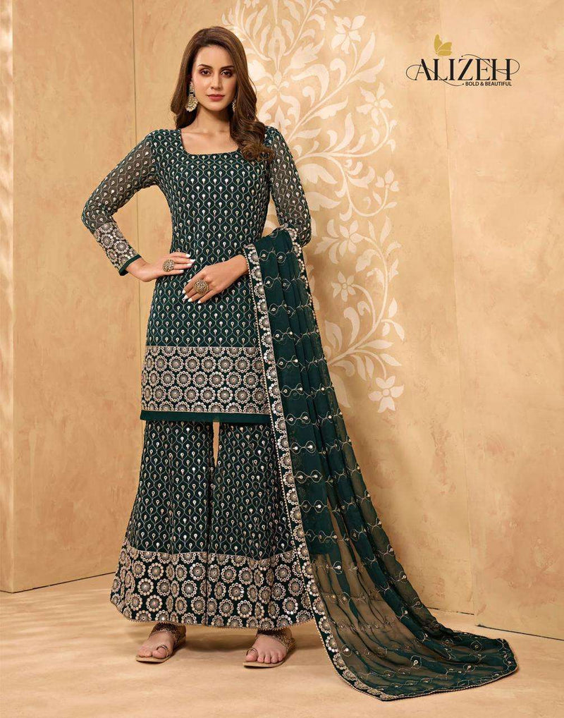 Alizeh Zaida Vol 5 Georgette Designer Partywear Stylish Salwar Suit