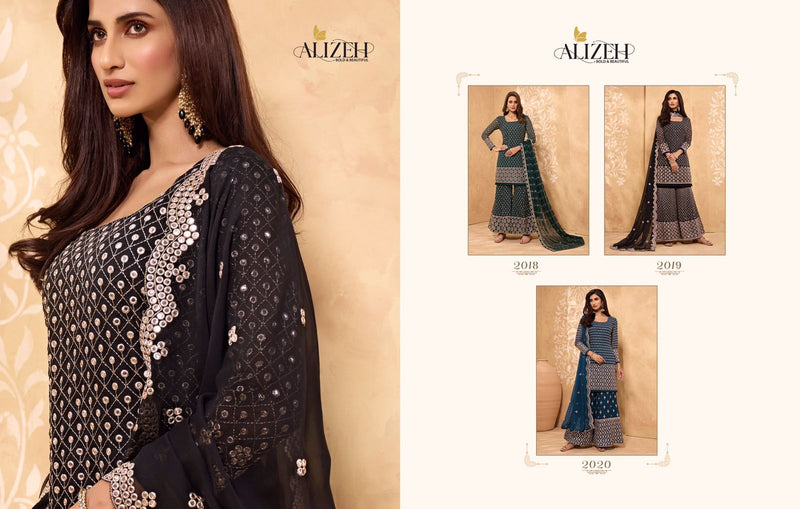 Alizeh Zaida Vol 5 Pure Georgette Heavy Embroidered Work Salwar Kameez