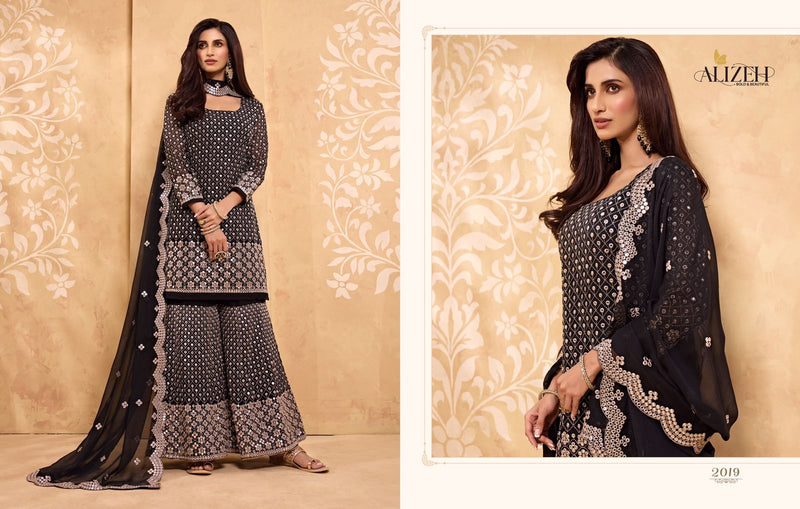 Alizeh Zaida Vol 5 Pure Georgette Heavy Embroidered Work Salwar Kameez