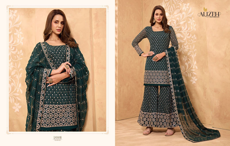 Alizeh Zaida Vol 5 Pure Georgette Heavy Embroidered Work Salwar Kameez