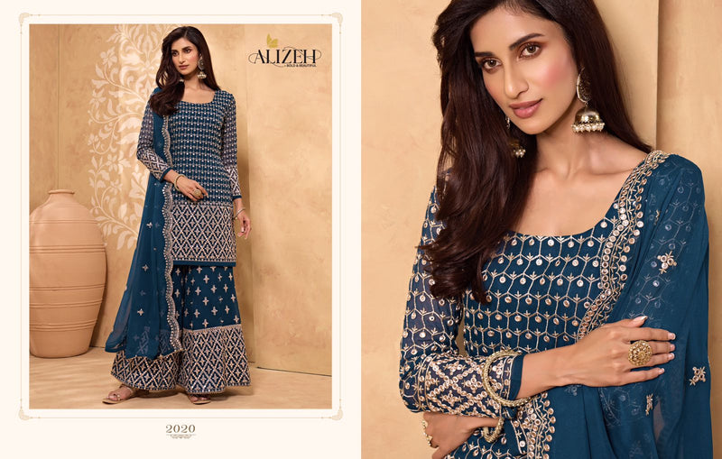 Alizeh Zaida Vol 5 Pure Georgette Heavy Embroidered Work Salwar Kameez
