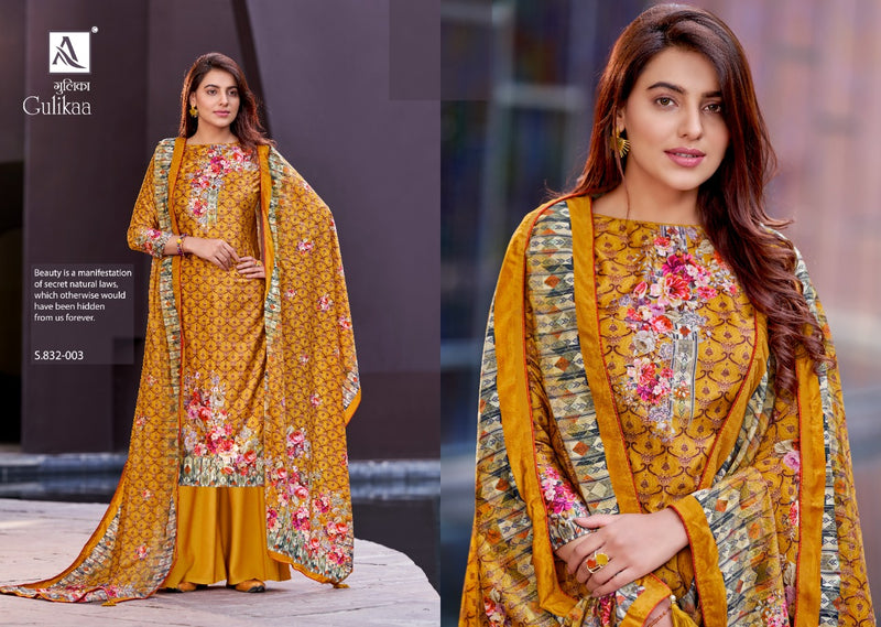 Alok Suit Gulikaa Viscose Vetlvet Print Launches Its New Designer Suits