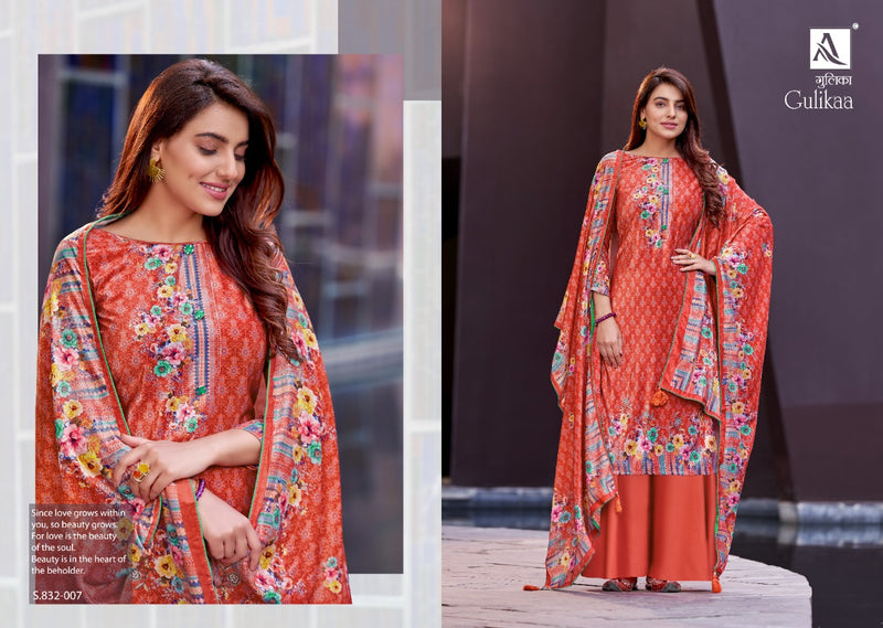 Alok Suit Gulikaa Viscose Vetlvet Print Launches Its New Designer Suits