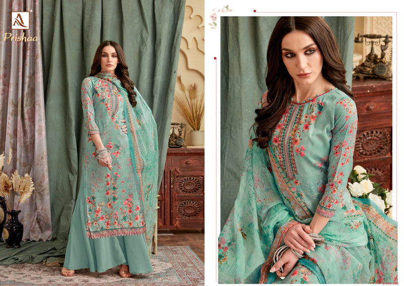 Alok Suit Launch By Prishaa Jam Cotton Print With Swarovski Diamond Work Pakistani Salwar Suit