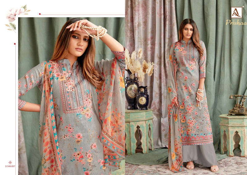 Alok Suit Launch By Prishaa Jam Cotton Print With Swarovski Diamond Work Pakistani Salwar Suit